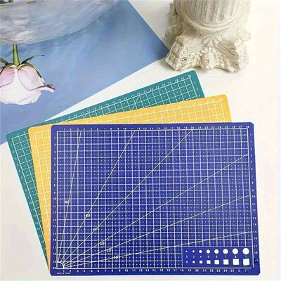 A4 Self-Healing Cutting Mat 1-Pack - Double-Sided Plastic Cr