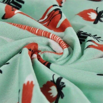 Kids Blanket Warm Lightweight Blanket With Dotted Backing