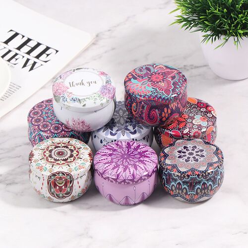 Fashion Tin Storage Box Classic Style Small Boxes Sealed Tob