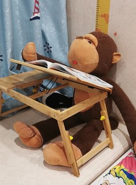 床上桌 宿舍 上铺笔记本电脑懒人桌台式家用可移动实木小桌子
