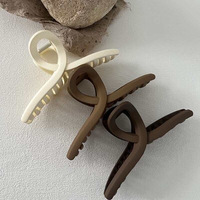 Large 13cm matte texture versatile hairpin clip hair accesso