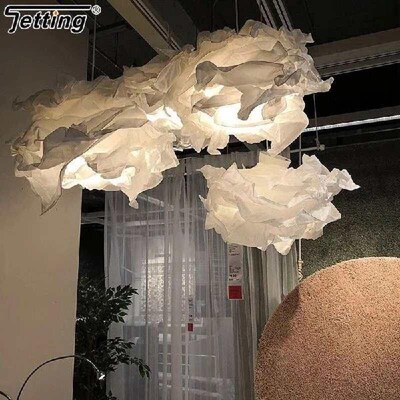 1Pcs Art DIY Cloud Lamp Shade Flower Light Shade Ceiling