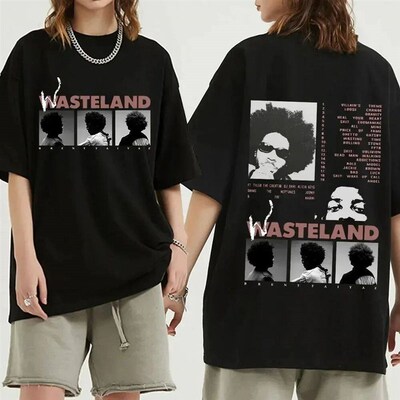 2024 Music Album Wasteland Print Short Sleeve Brent Faiyaz T