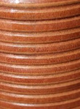 KOK牌本色头层5mmmm8mm9mm工业牛皮圆轮传动带缝纫机牵引带