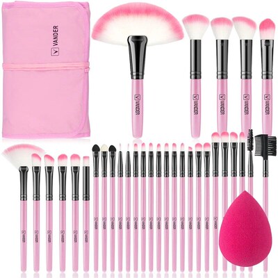 10/32PCS Makeup Brush Set Soft Fluffy Powder Foundation Cont