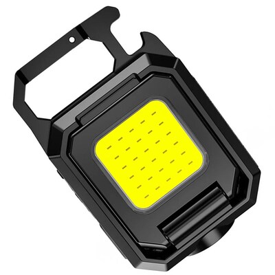 XPE Keychain Light 1000LM COB LED Pocket Work Light 800mAh T