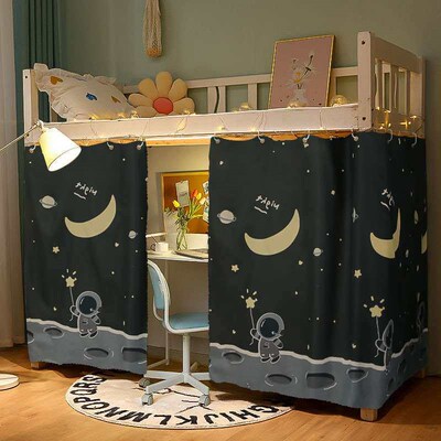 Bed Curtain Dormitory Top Blind Cloth University Dormitory C