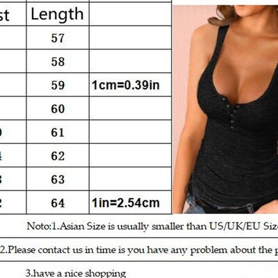 Womens Sexy Sleeveless V Neck Vest Tank Tops Ladies Summer