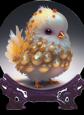 十二生肖密胺耐摔盘中式客厅书房儿童房装饰招福开运桌面装饰摆件