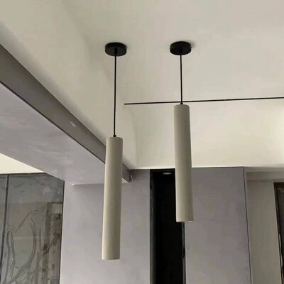Nordic modern cement pendant lamp bedroom bedside restaurant