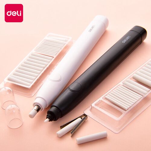 Deli Mechanical Pencil Eraser Drawing Cute Kneaded Electric