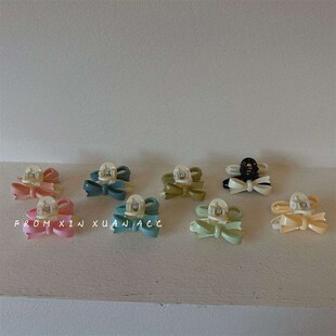Cute Bow Hairpin Womens Side Sweet Small Grab Hair Accessor