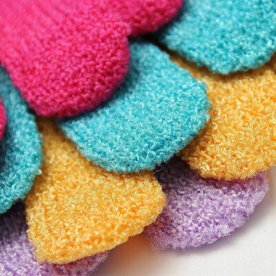 8pcs Exfoliating Gloves Full Body Scrub Shower Gloves Bath S