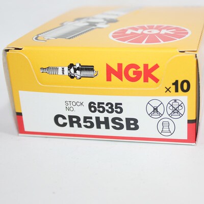 NGK火花塞CR5HSB适用船外机BF2DX/BF2D4/BF2B/BF4D/F6C/GXH50排烟