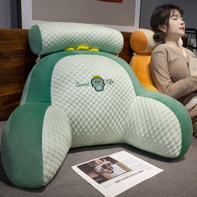 卡通床头靠垫软包护腰靠枕大靠背孕妇沙发抱枕宿舍床上看书枕头夏,居家布艺,床头靠垫,淘宝优惠券,粉丝福利购,淘宝优惠卷