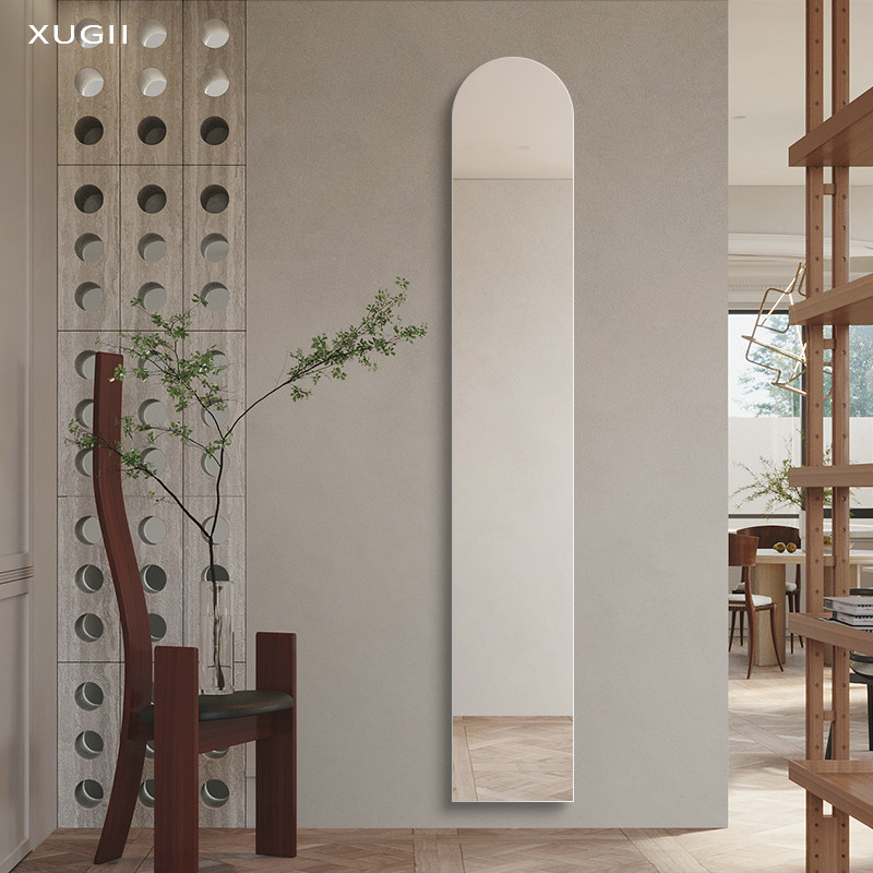 全身穿衣镜家用入户玄关镜超窄镜子卧室贴墙式试衣镜壁挂式防爆镜,住宅家具,穿衣镜,淘宝优惠券,粉丝福利购,淘宝优惠卷