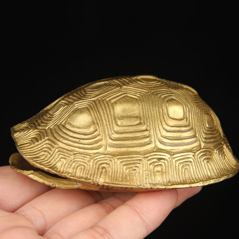 纯黄铜乌龟壳铜手把件把玩工具龟壳工艺品送书送铜钱铜龟壳摆件,家居饰品,桌面摆件,淘宝优惠券,粉丝福利购,淘宝优惠卷