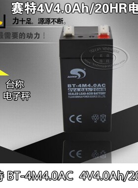 万佳利WJL-603电子台秤蓄电池100KG4V4AH电子秤台称电瓶