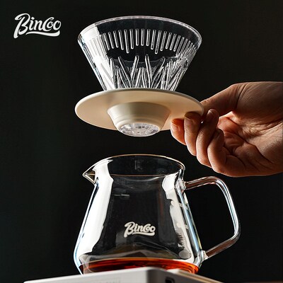 Bincoo手冲咖啡滤杯v60咖啡器具耐热耐高温高硼硅玻璃分享壶套装