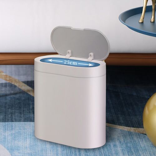 8L Trash Can Sensor Automatic Household Trash Bin Bathroom S