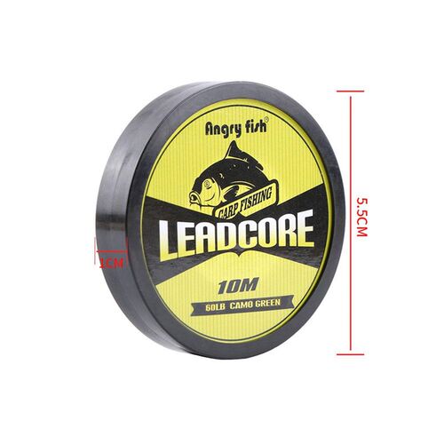 Fishing Lines 25-60LB Lead Core Carp Fishing Line 10 Meters