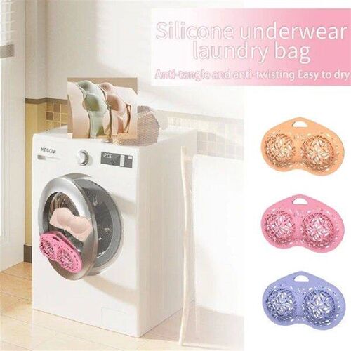 Bra Washing Bag Silicone Mesh Lingerie Bag Anti Deformation
