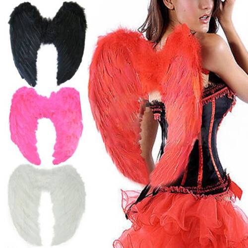 1Pc 4 Color Adult Angel Wings Dress Up Costume Fashion Girls