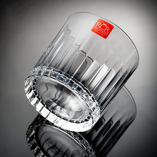 家用欧式 rcr水晶威士忌酒杯洋酒杯装 杯子玻璃酒杯 自营