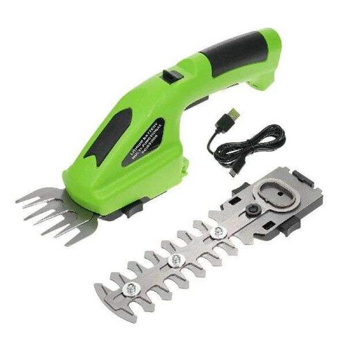Cordless Hedge Trimmer 2-in-1 Handheld Hedge Trimmer 7.2V
