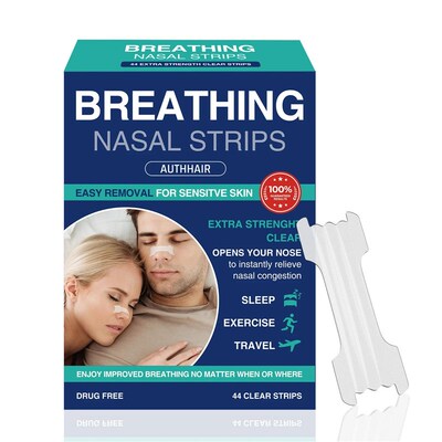 Anti-Snoring Nasal Strips, Physically Expand Nasal Passages,