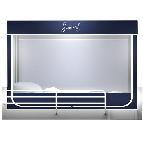 Zhengshun transparent mosquito net three-door upper and lowe