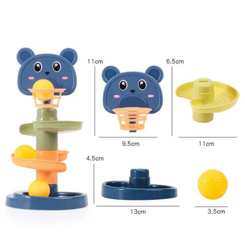 Baby Toys Rolling Ball Pile Tower Early Educational Toy For