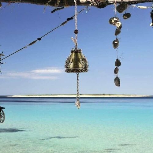 2 Pcs Jingle Wind Chime Ornament Outdoor Ornaments Retro