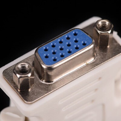 New 24+1 Pin DVI D D M To VGA F Adapter Video Computer Moni