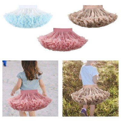 Girls Tutu Skirt Short for Toddlers Kids Cake Skirt