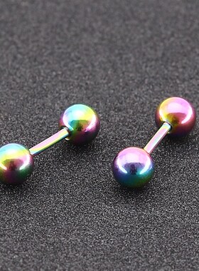 1Pair 16G Tragus Helix Bar Stainless Steel Barbell Daith Ore
