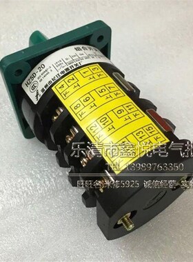 长信温州 HZ5D-20/M08T变速转换开关倒顺开关银点铜件3档节