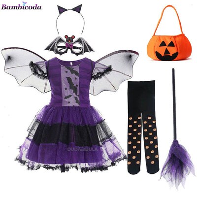 .Halloween Costume for Kids Baby Girls ChildrQen Vampire wit