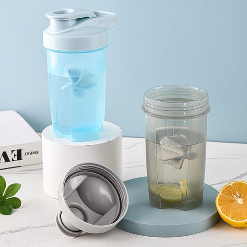 Plastic Cup Pp Level Large Capacity Protein Powder Shaker Cu