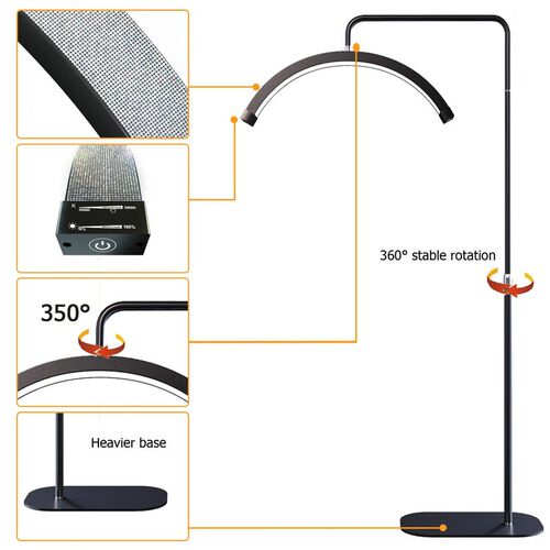 Fusitu Oversea Warehouse LED Half-Moon Shaped Light LED Lash
