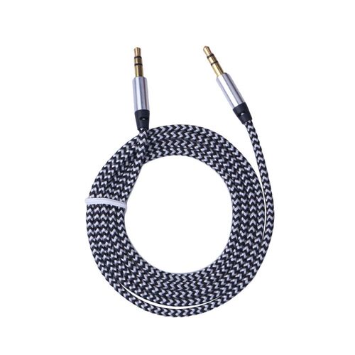 Elistooop Nylon Aux Cable 3.5mm to 3.5 mm Male to Male Jack