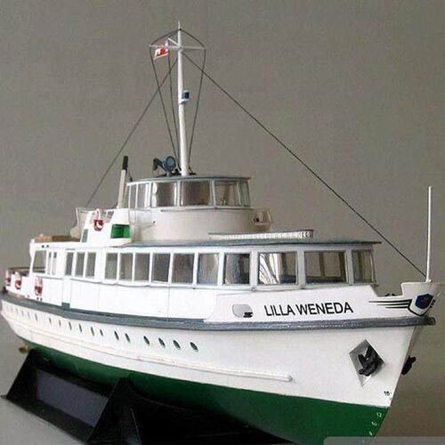 Self-assembly Polish Ferry Boat Model Diy 3D Ferry Puzzle Bo