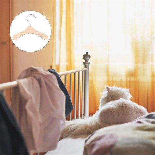 10 Pcs Pet Hanger Pant Hangers Pants Clothes Rack Wooden
