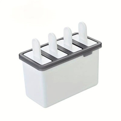 Family Ice Cream Popsicle Mold Set, 4 Homemade Popsicles, Us