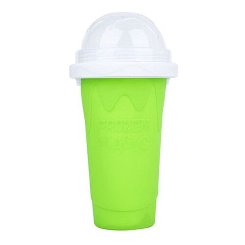 Summer thirst quenching silicone smoothie cup ice cup pinch