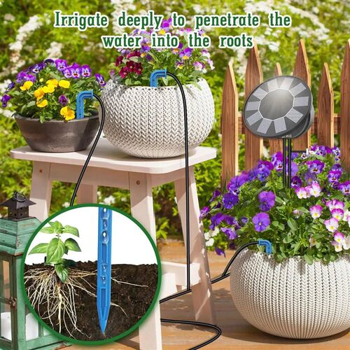 Solar Automatic Drip Irrigation System Kit, Auto Watering Ki