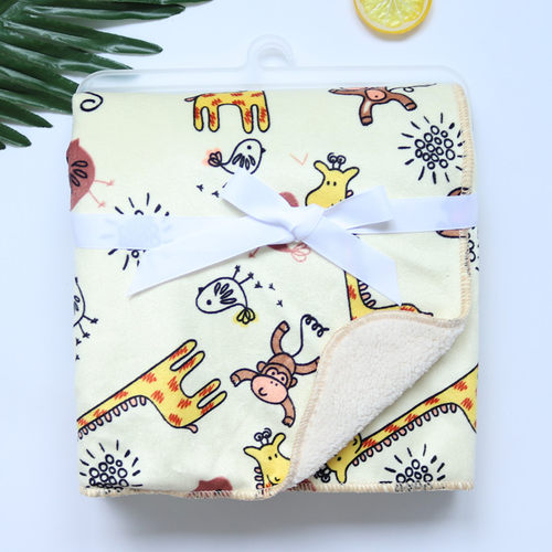 Baby Blankets New Thicken Double Layer Coral Fleece Infant S