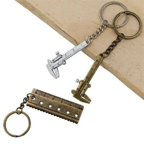 Mini Vernier Caliper Key Ring Car Styling Accessories