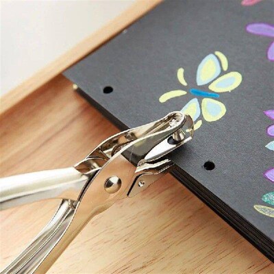New 1PC 3/6mm Hole Puncher Portable Single Hole Punch Paper