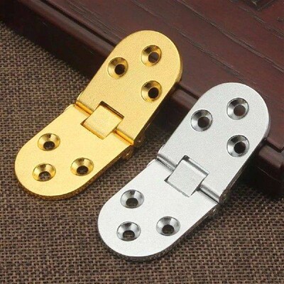 Zinc Alloy Flush Hinge 180 Degree Cabinet Wardrobe Door